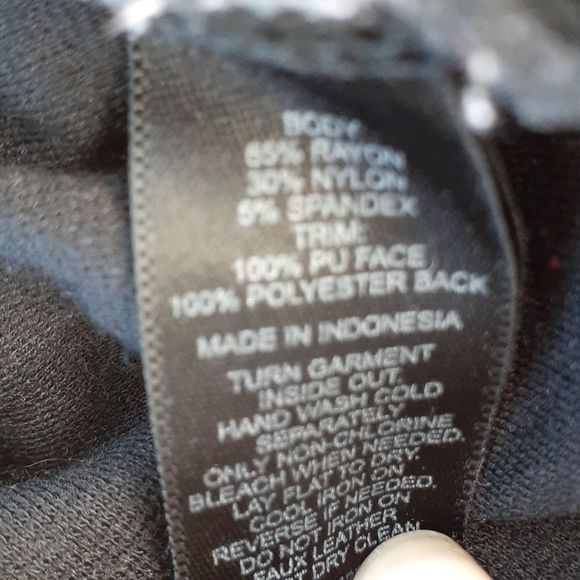 Express‎ Bling Leather Accent Sleeveless Mini Dress - Picture 8 of 8